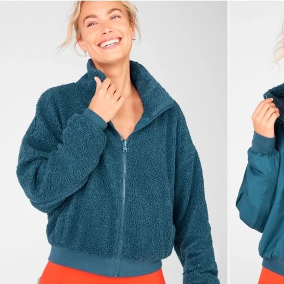 Fabletics Jackets & Blazers - Fabletics Spencer Reversible Bomber Jacket Size Small